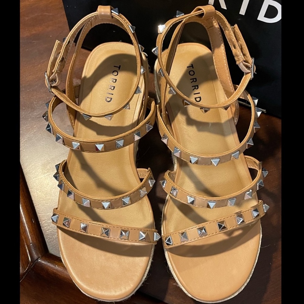Studded Platform Gladiator Sandal